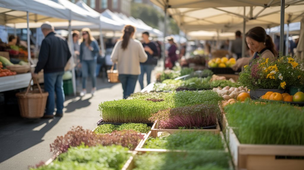 Farmers Markets in California for Microgreens Vendors