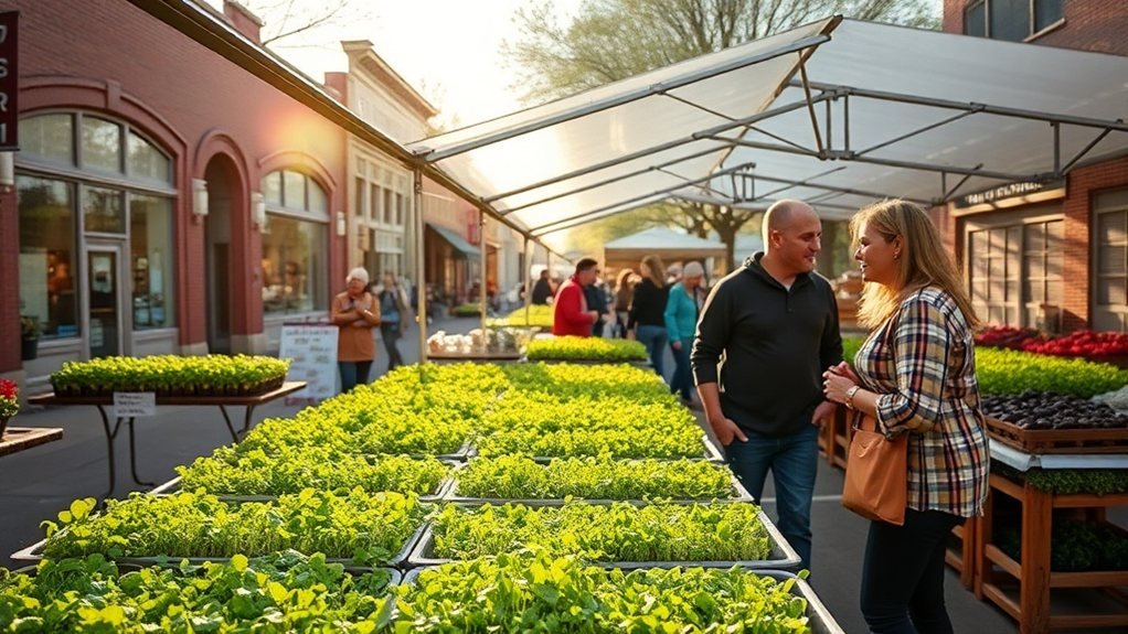 evaluate markets for microgreens
