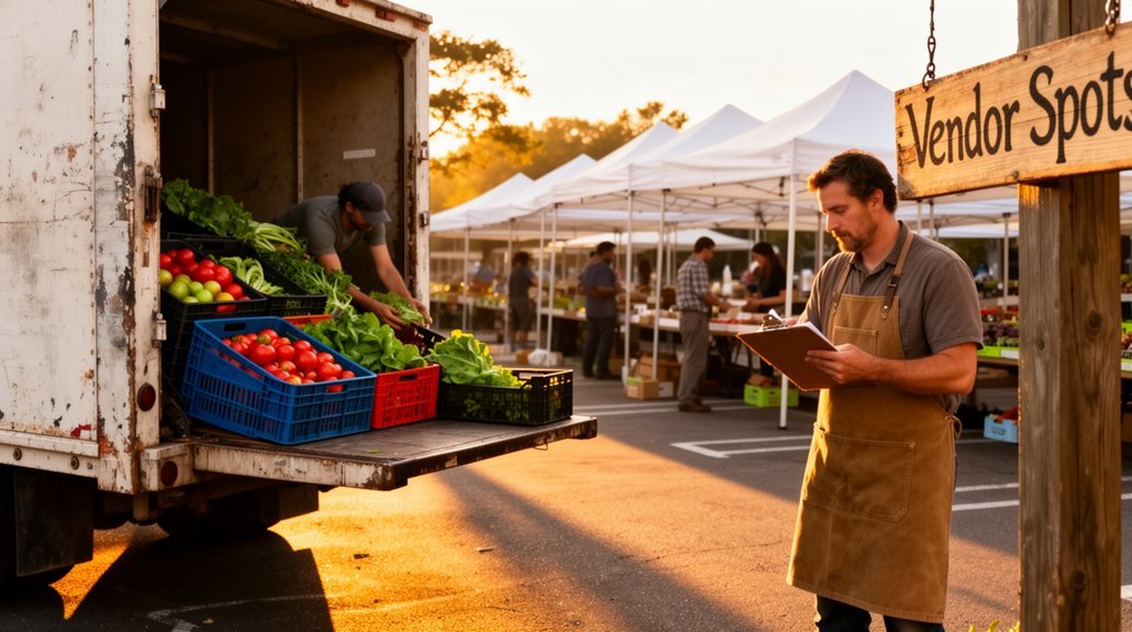 find nearby markets accepting vendors