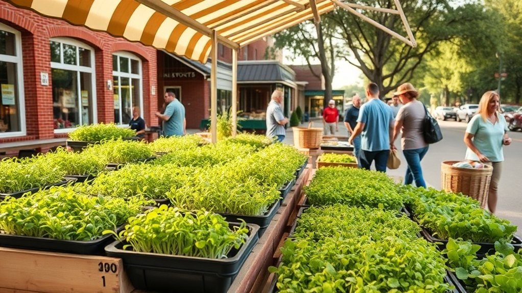 georgia microgreens farmers markets