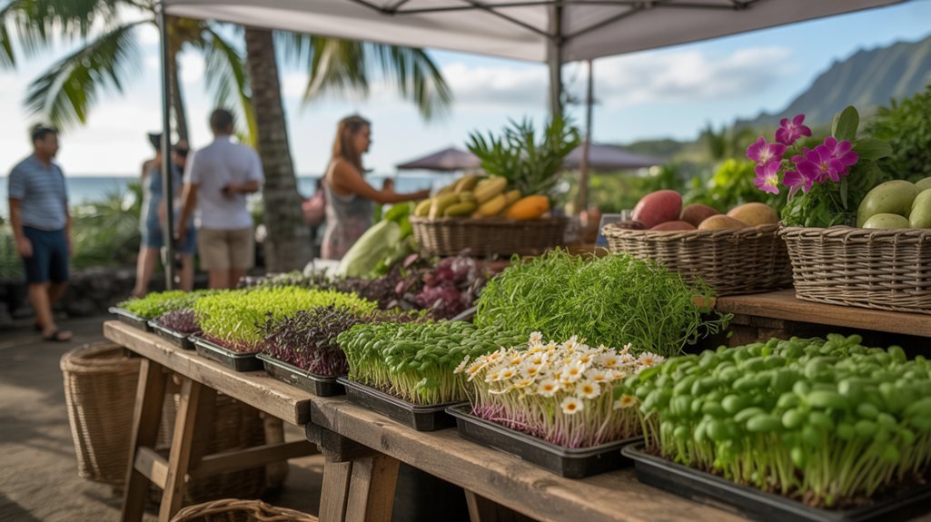 Farmers Markets in Hawaii for Microgreens Vendors