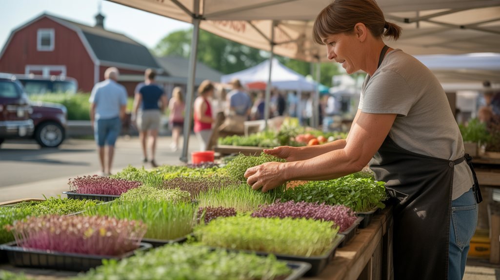 Farmers Markets in Indiana for Microgreens Vendors