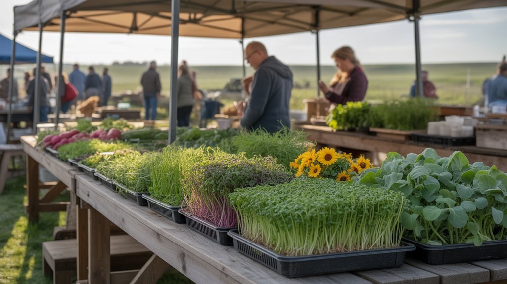 Farmers Markets in North Dakota for Microgreens Vendors