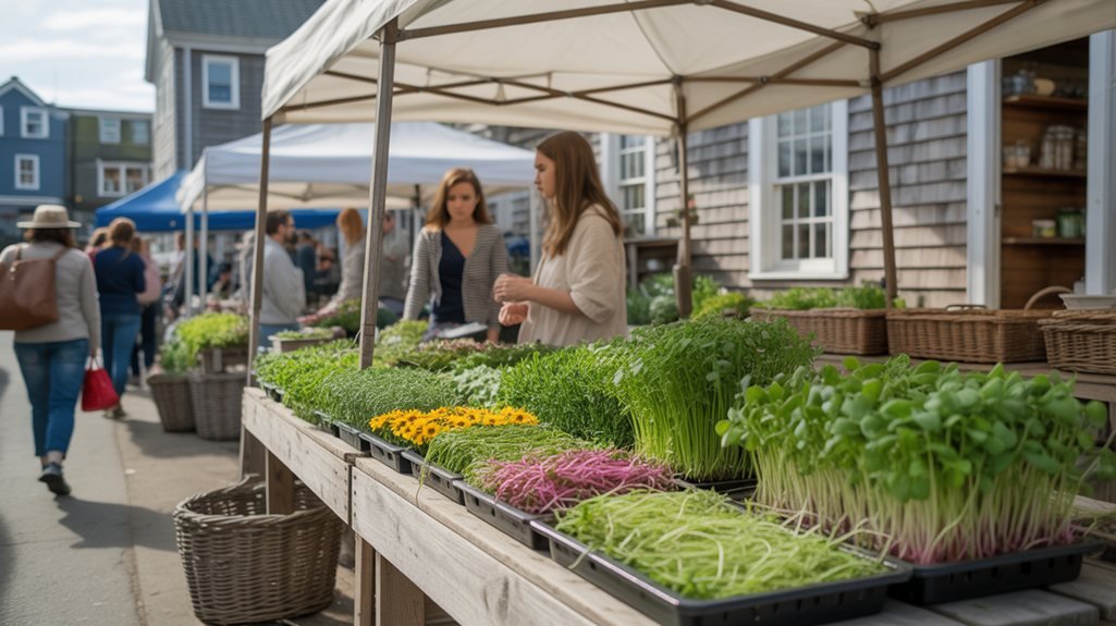 Farmers Markets in Rhode Island for Microgreens Vendors