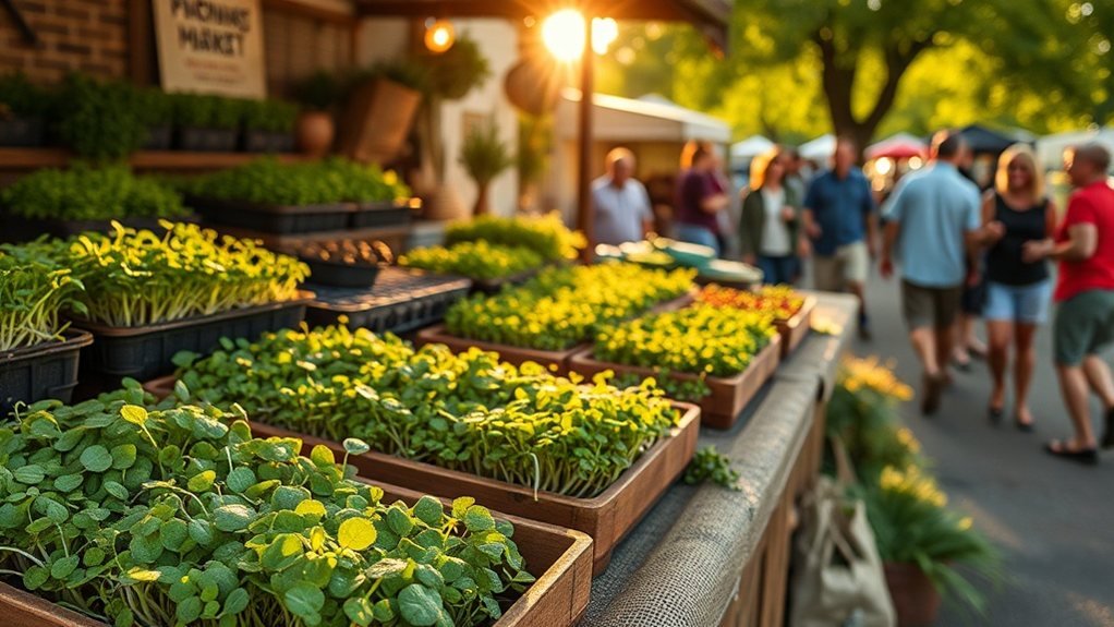 tennessee microgreens peak season markets