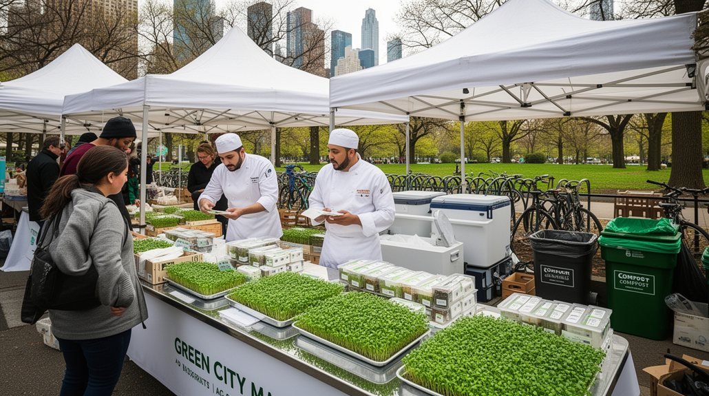 chefs focused sustainable microgreens marketplace