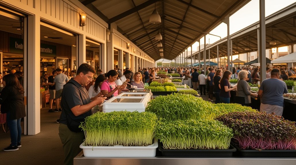 high demand specialty microgreens market