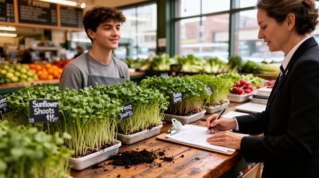 match microgreens to demand