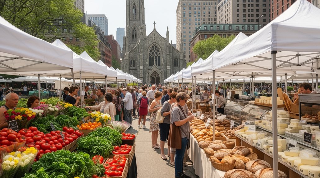 prepared foods dominate produce sparse