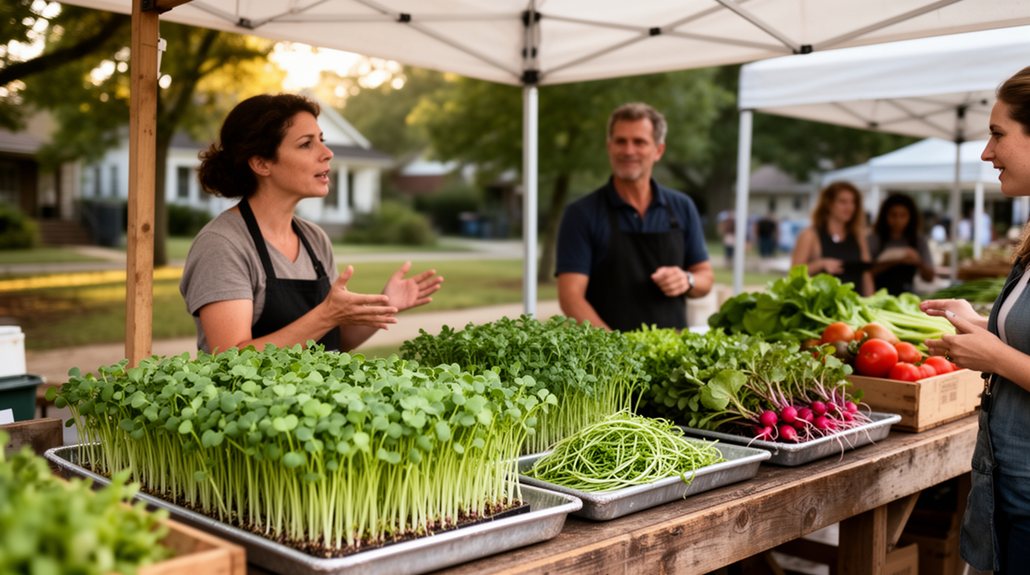 young food literate buyers present
