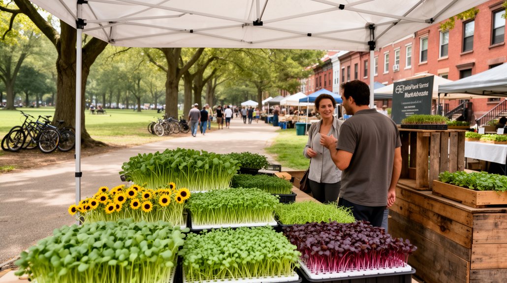 young health focused microgreen demand