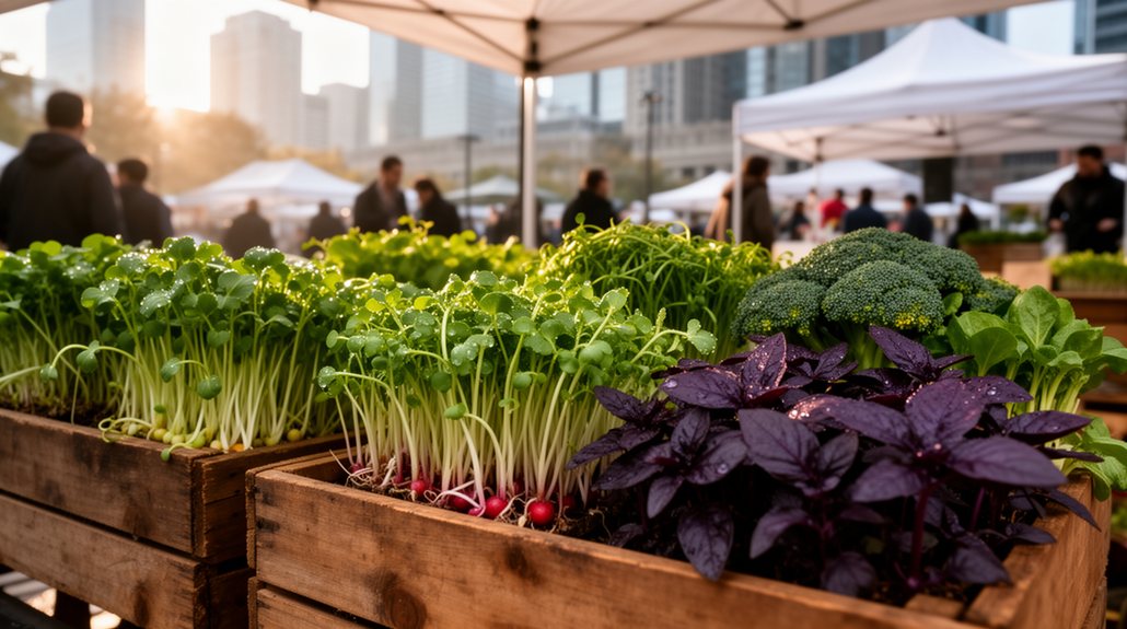 common microgreens at chicago markets