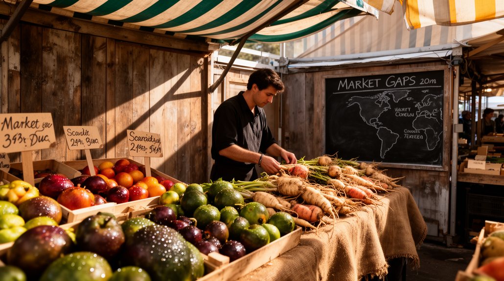 find untapped specialty produce markets
