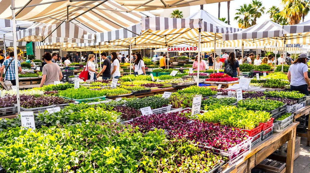 Where to Find Fresh Microgreens at Farmers Markets in Los Angeles