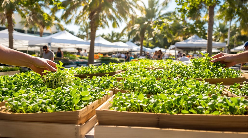 Where to Find Fresh Microgreens at Farmers Markets in Miami
