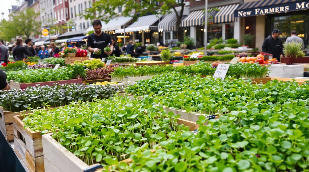 Where to Find Fresh Microgreens at Farmers Markets in New York City