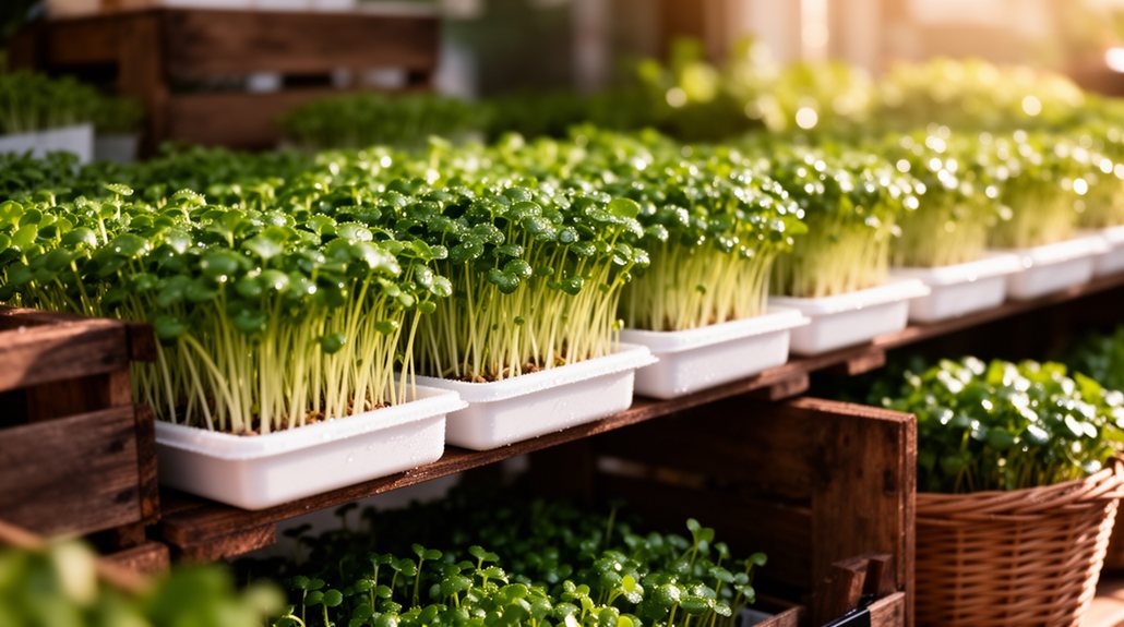 hand cut same day microgreens