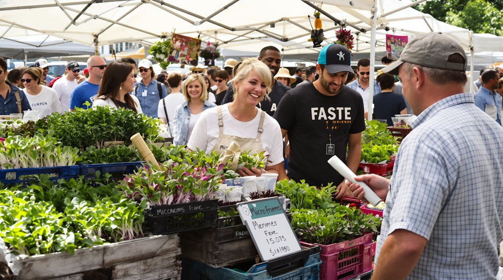 Who Shops at Farmers Markets? What the Customer Demographics Tell Microgreens Vendors
