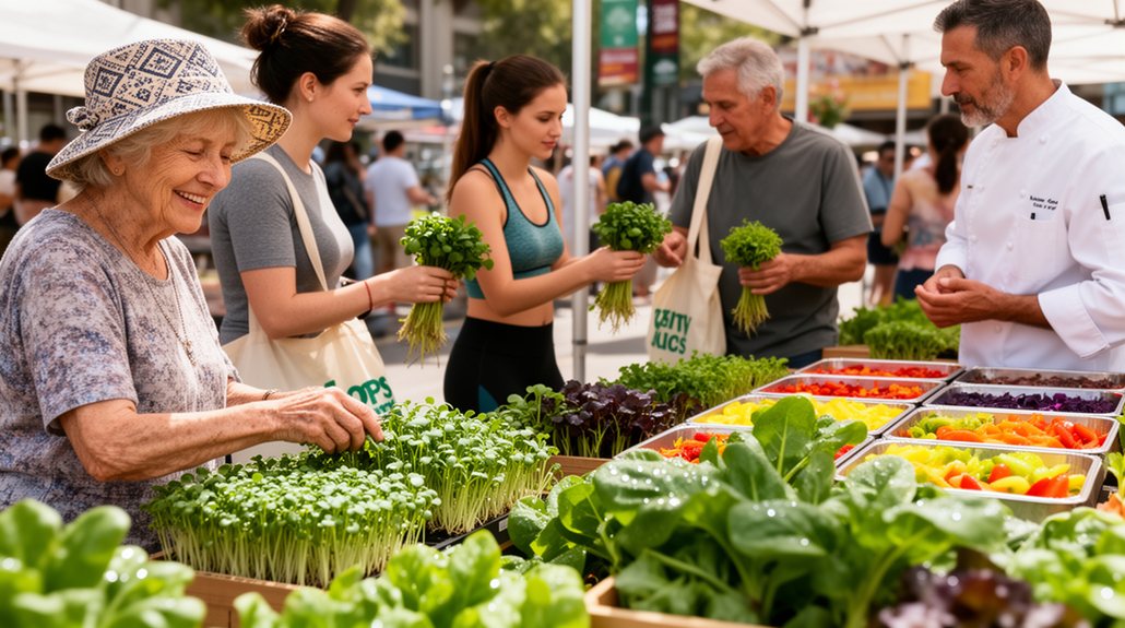 higher income educated local shoppers
