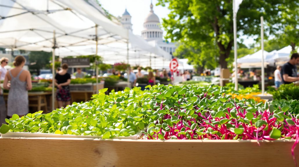 Where to Find Fresh Microgreens at Farmers Markets in Madison, Wisconsin