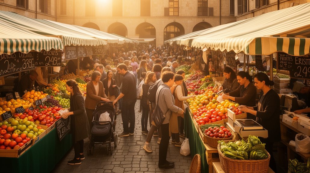 measure entrance and vendors