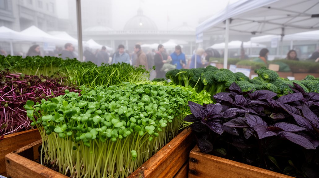 sunflower pea radish broccoli
