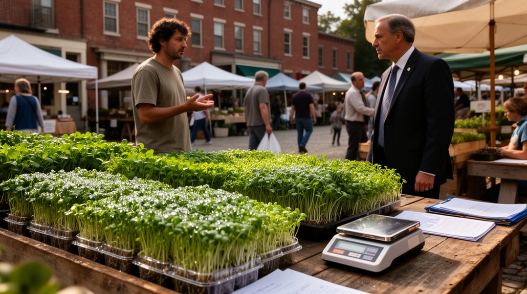 washing microgreens still exempt